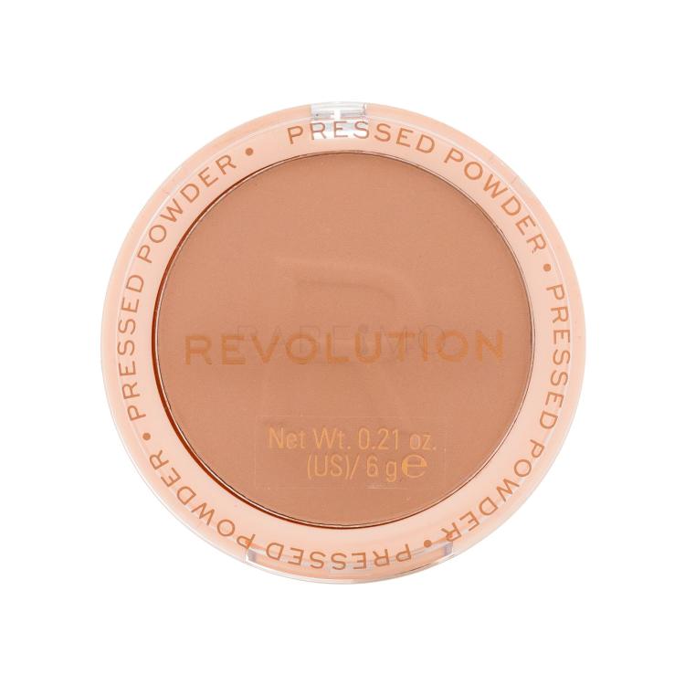 Makeup Revolution London Reloaded Pressed Powder Puder für Frauen 6 g Farbton  Beige