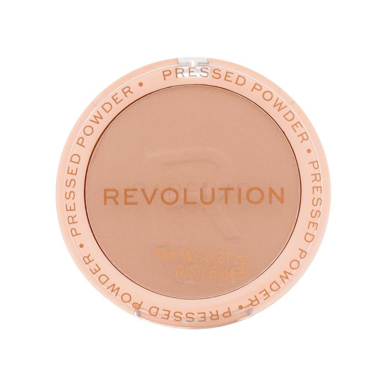 Makeup Revolution London Reloaded Pressed Powder Puder für Frauen 6 g Farbton  Vanilla