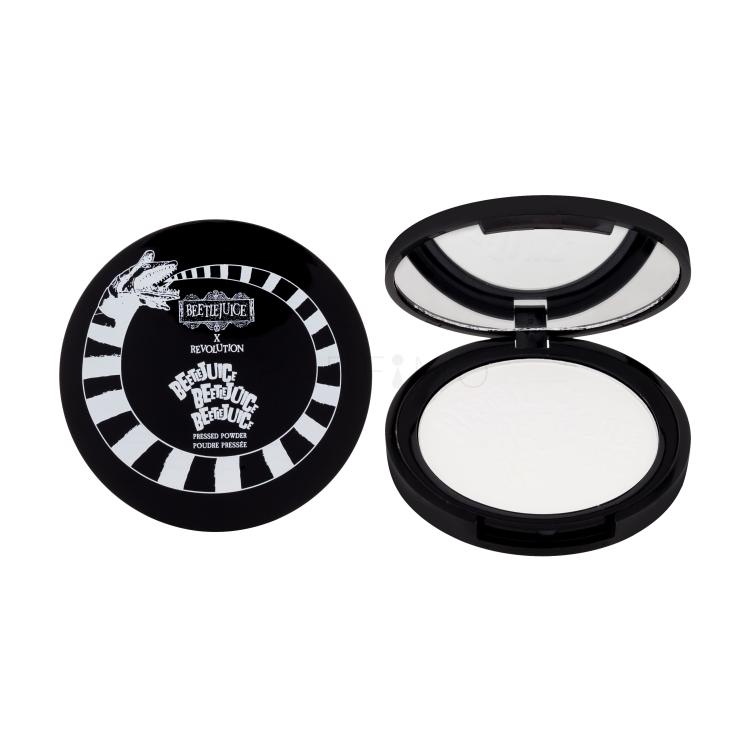 Makeup Revolution London Beetlejuice Never Trust The Living Pressed Powder Puder für Frauen 7,5 g Farbton  White