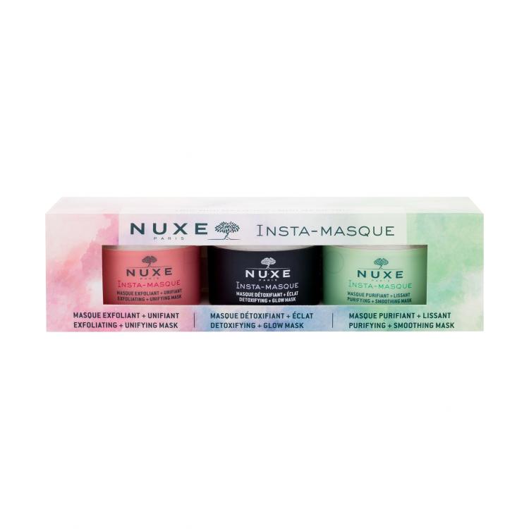 NUXE Insta-Masque Geschenkset Gesichtsmaske Insta-Masque Detoxifying Glow Mask 15 ml + Gesichtsmaske Insta-Masque Exfoliating Unifying Mask 15 ml + Gesichtsmaske Insta-Masque Purifying Smoothing Mask 15 ml