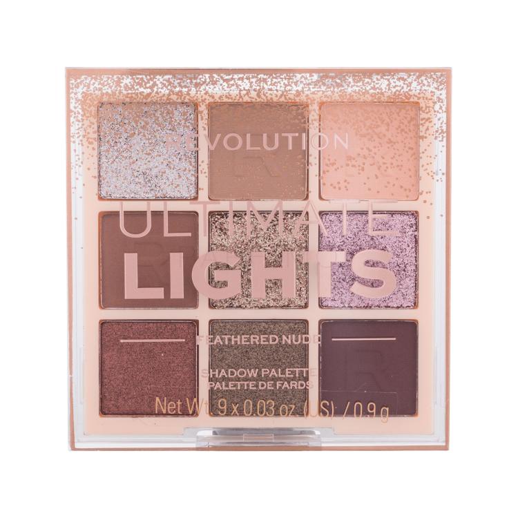 Makeup Revolution London Ultimate Lights Shadow Palette Lidschatten für Frauen 8,10 g Farbton  Feathered Nude