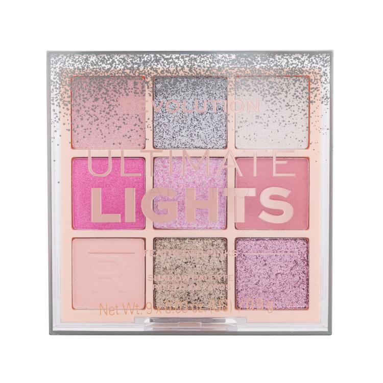 Makeup Revolution London Ultimate Lights Shadow Palette Lidschatten für Frauen 8,10 g Farbton  Feathered Pinks