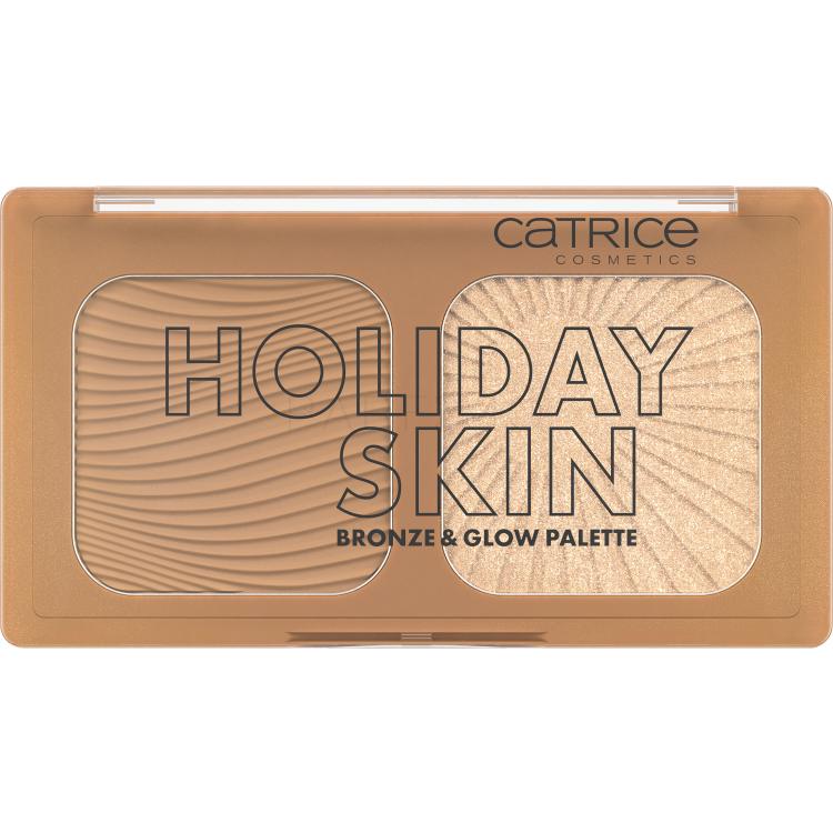 Catrice Holiday Skin Bronze &amp; Glow Palette Contouring Palette für Frauen 5,5 g Farbton  010