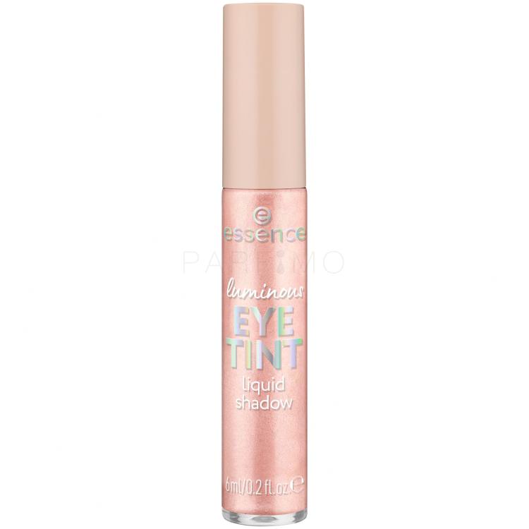 Essence Luminous Eye Tint Liquid Shadow Lidschatten für Frauen 6 ml Farbton  01 Dazzling Rose