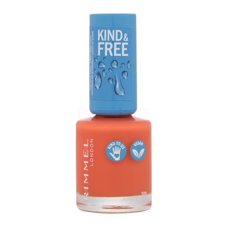 Rimmel London Kind &amp; Free Nagellack für Frauen 8 ml Farbton  170 Amber Blaze