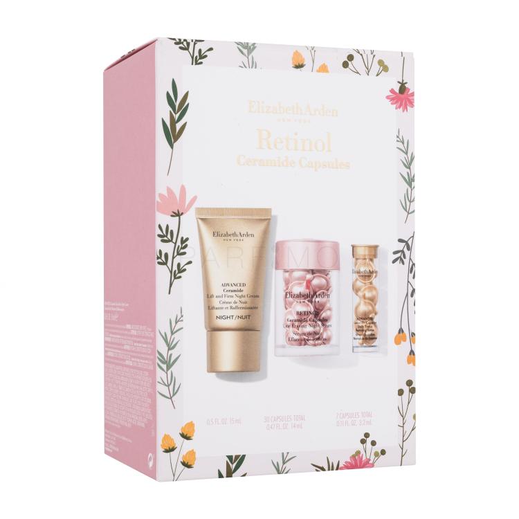 Elizabeth Arden Retinol Ceramide Capsules Geschenkset Nachtserum Retinol Ceramide Capsules Line Erasing Night Serum 30 St. + Nachtcreme Ceramide Lift And Firm Night Cream 15 ml + Tagesserum Advanced Ceramide Capsules Daily Youth Restoring Serum 7 St.