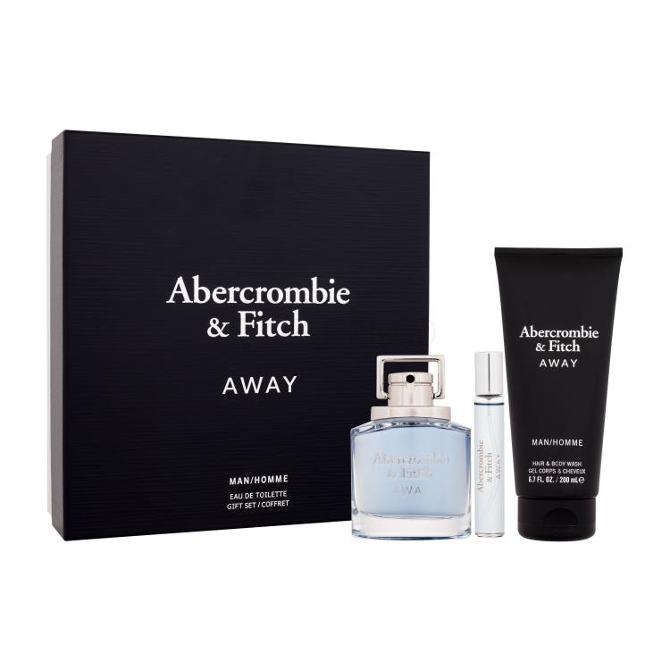 Abercrombie &amp; Fitch Away Geschenkset Eau de Toilette 100 ml + Eau de Toilette 15 ml + Duschgel 200 ml