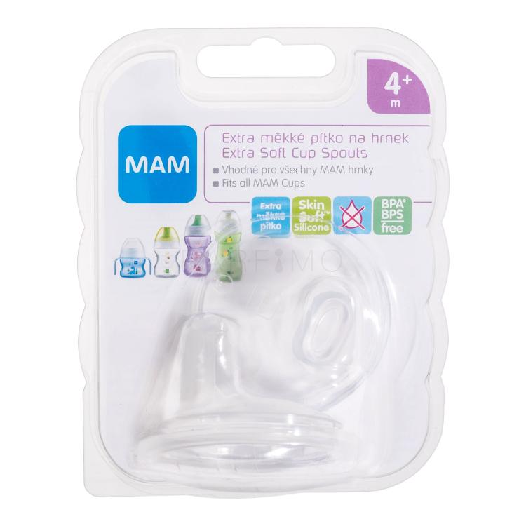 MAM Teat Extra Soft Cup Spouts 4m+ Sauger für Kinder 2 St.