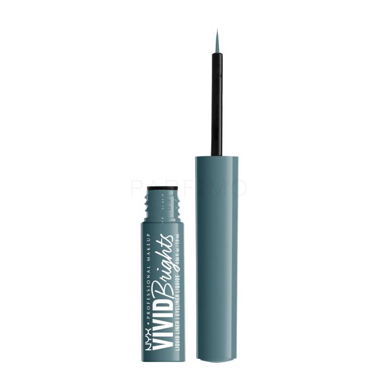 NYX Professional Makeup Vivid Brights Eyeliner für Frauen 2 ml Farbton  01 Cyan Simp