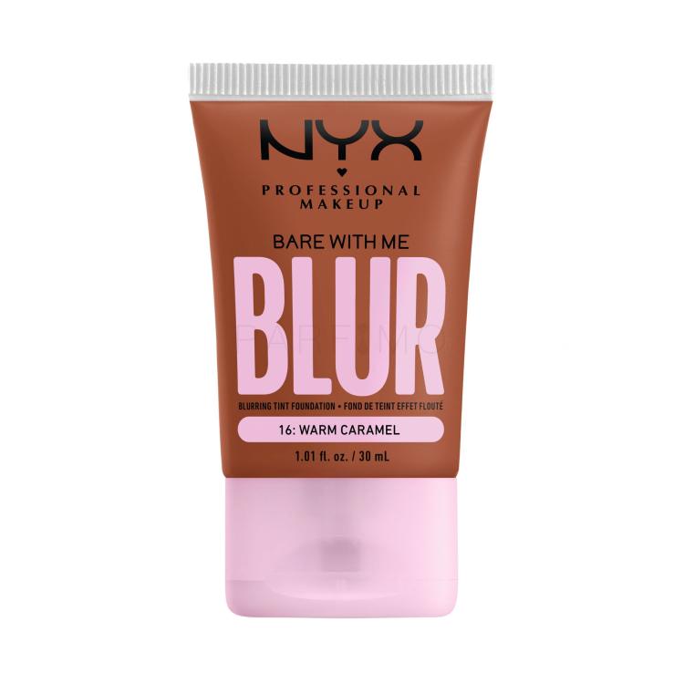 NYX Professional Makeup Bare With Me Blur Tint Foundation Foundation für Frauen 30 ml Farbton  16 Warm Caramel