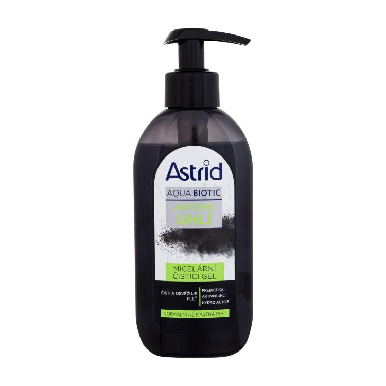 Astrid Aqua Biotic Active Charcoal Micellar Cleansing Gel Reinigungsgel für Frauen 200 ml