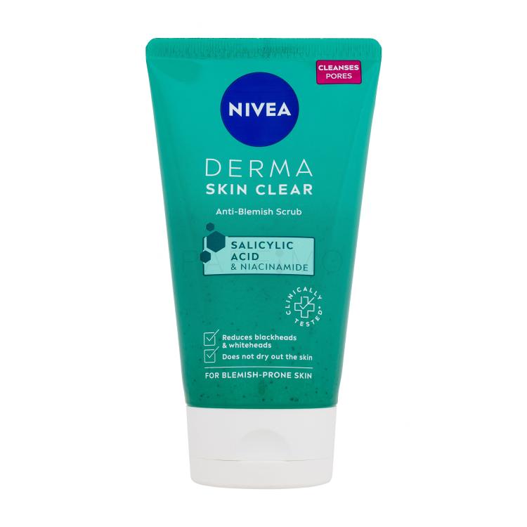 Nivea Derma Skin Clear Anti-Blemish Scrub Peeling für Frauen 150 ml