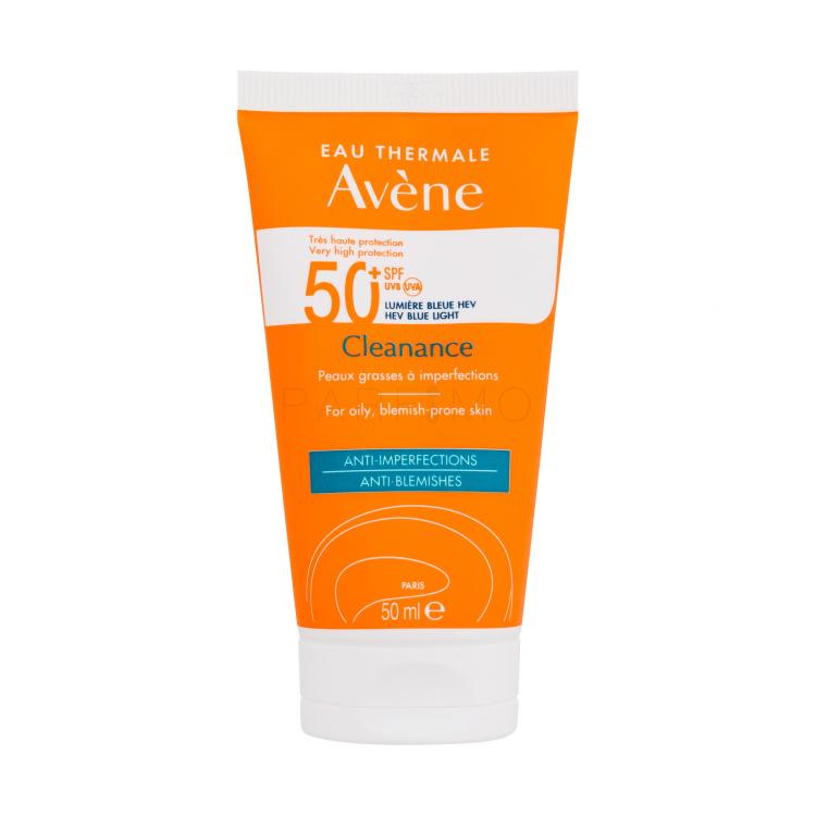 Avene Cleanance Anti-Blemishes SPF50+ Sonnenschutz fürs Gesicht für Frauen 50 ml