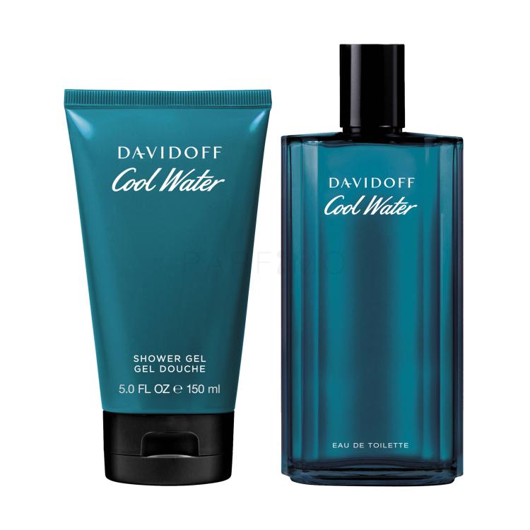 Set Eau de Toilette Davidoff Cool Water + Duschgel Davidoff Cool Water All-in-One