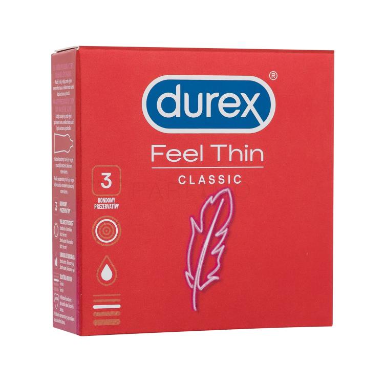 Durex Feel Thin Classic Kondom für Herren Set