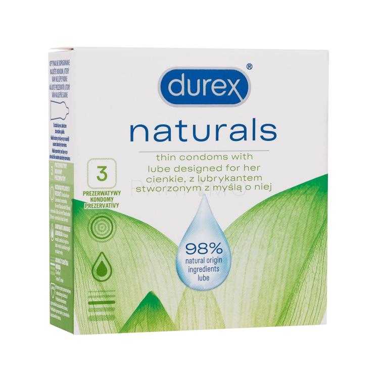 Durex Naturals Kondom für Herren Set