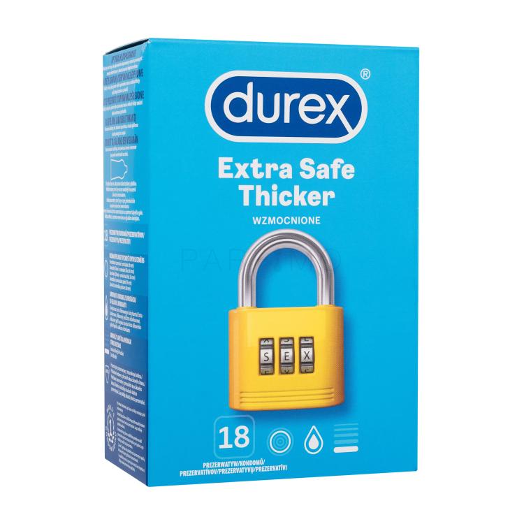 Durex Extra Safe Thicker Kondom für Herren Set