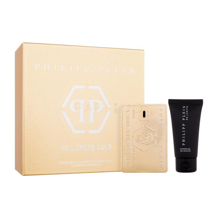 Philipp Plein No Limit$ Gold Geschenkset Eau de Parfum 50 ml + Duschgel 50 ml