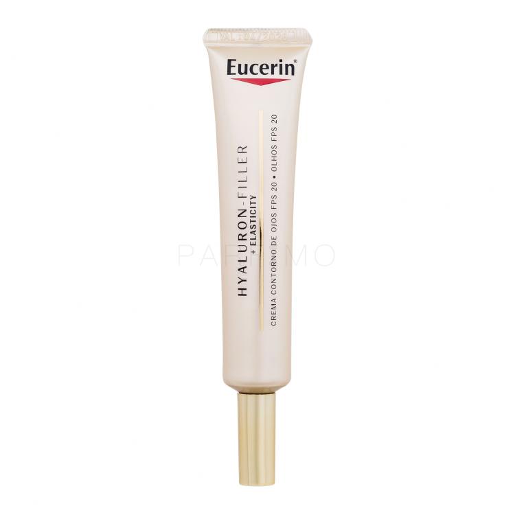 Eucerin Hyaluron-Filler + Elasticity SPF20 Augencreme für Frauen 15 ml