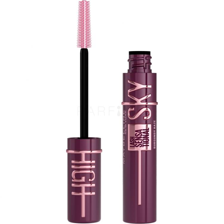 Maybelline Lash Sensational Sky High Mascara für Frauen 7,2 ml Farbton  Burgundy Haze