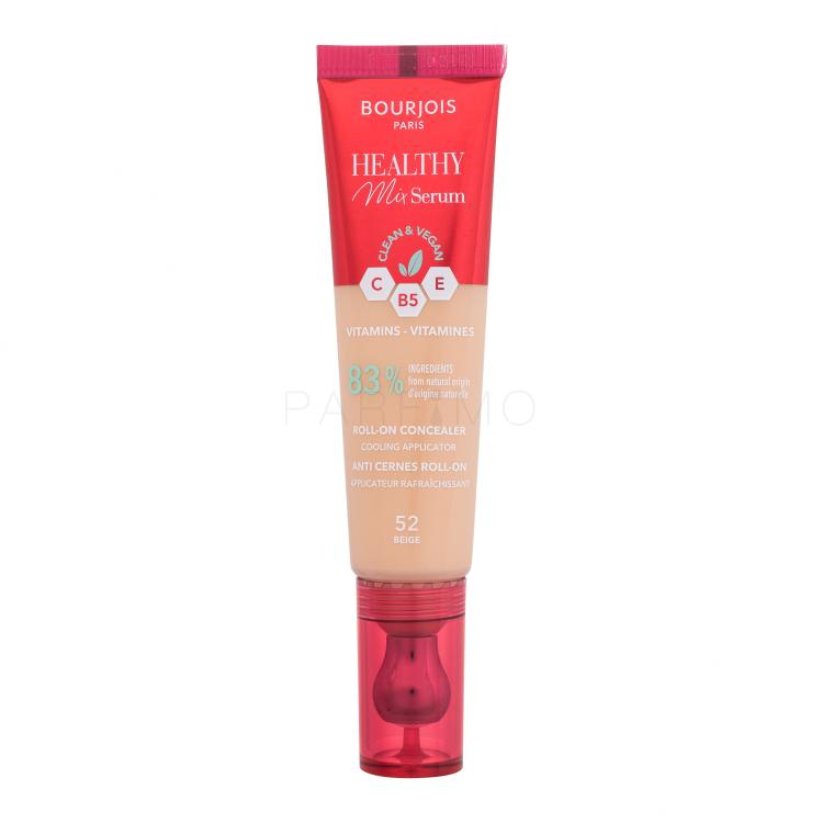 BOURJOIS Paris Healthy Mix Serum Clean &amp; Vegan Roll-on Concealer Concealer für Frauen 13 ml Farbton  52 Beige