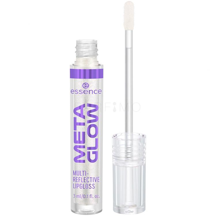 Essence Meta Glow Multi-Reflective Lipgloss für Frauen 3 ml Farbton  01 Cyber Space