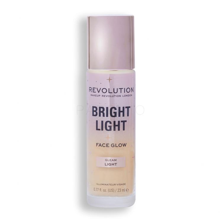 Makeup Revolution London Bright Light Face Glow Foundation für Frauen 23 ml Farbton  Gleam Light