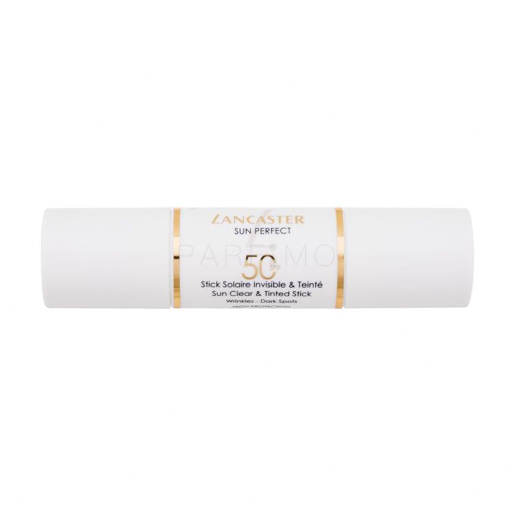 Lancaster Sun Perfect Sun Clear &amp; Tinted Stick SPF50 Sonnenschutz fürs Gesicht für Frauen 12 g