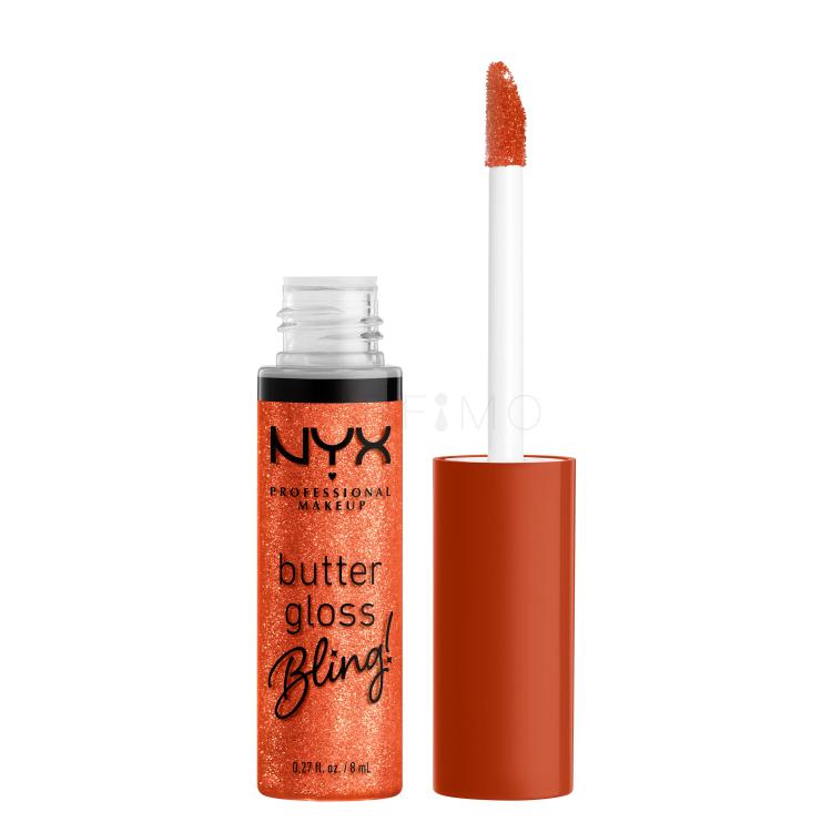 NYX Professional Makeup Butter Gloss Bling Lipgloss für Frauen 8 ml Farbton  06 Shimmer Down