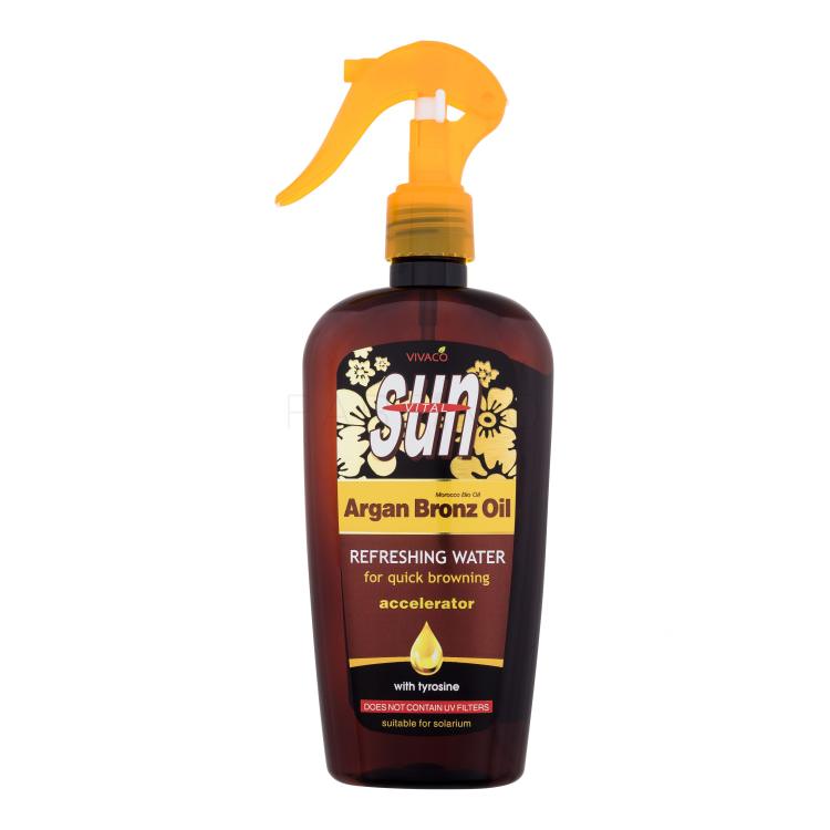 Vivaco Sun Argan Bronz Oil Refreshing Water Sonnenschutz 300 ml