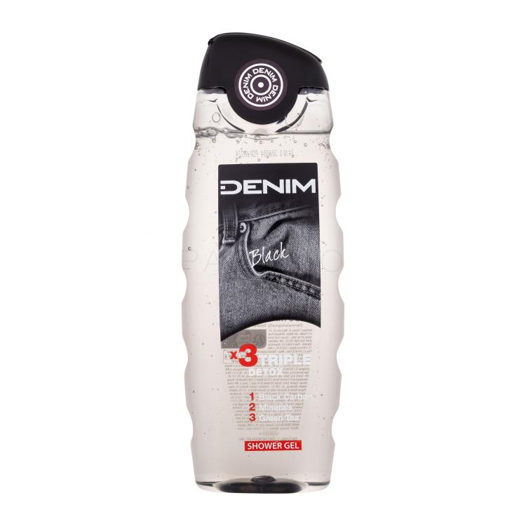 Denim Black Triple Detox Duschgel für Herren 400 ml