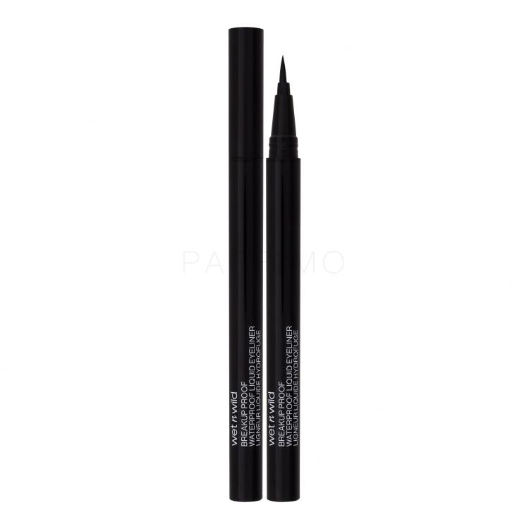 Wet n Wild Breakup Proof Waterproof Liquid Eyeliner Eyeliner für Frauen 0,9 ml Farbton  Ultra Black