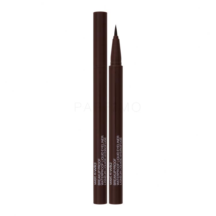 Wet n Wild Breakup Proof Waterproof Liquid Eyeliner Eyeliner für Frauen 0,9 ml Farbton  Brown