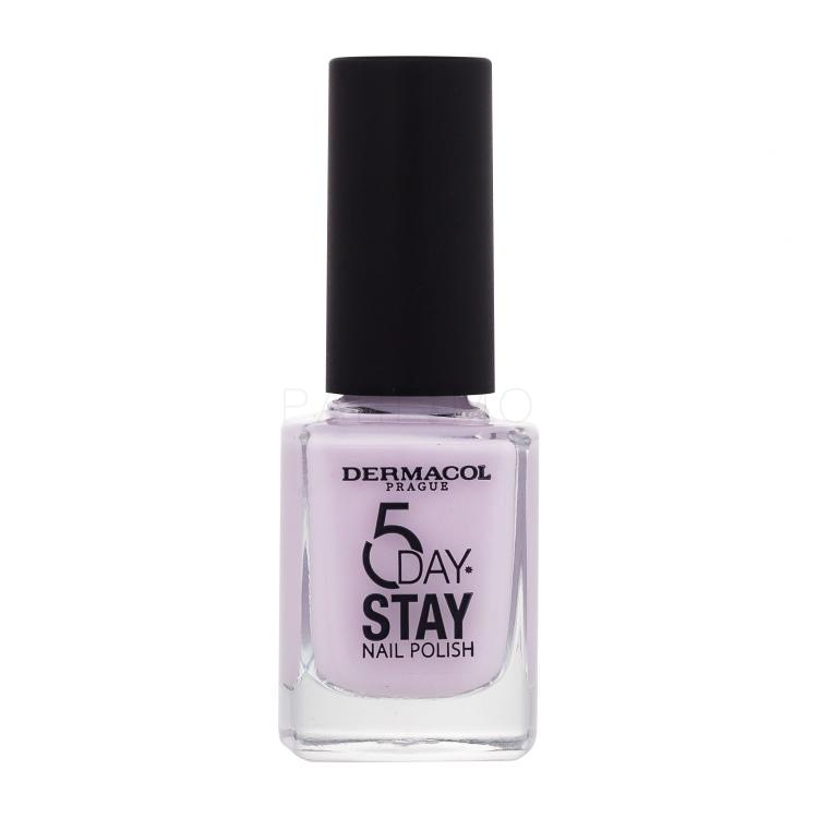 Dermacol 5 Day Stay Nagellack für Frauen 11 ml Farbton  59 Mermaid White