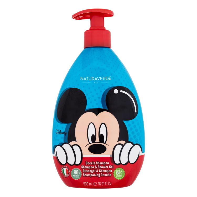 Naturaverde Mickey Mouse Shampoo &amp; Shower Gel Shampoo für Kinder 500 ml