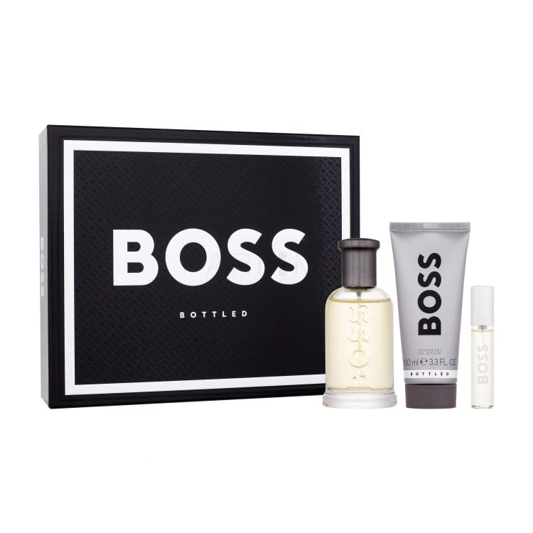 HUGO BOSS Boss Bottled SET1 Geschenkset Eau de Toilette 100 ml + Duschgel 100 ml + Eau de Toilette 10 ml