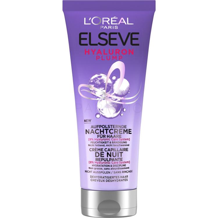 L&#039;Oréal Paris Elseve Hyaluron Plump Night Cream Haarmaske für Frauen 200 ml