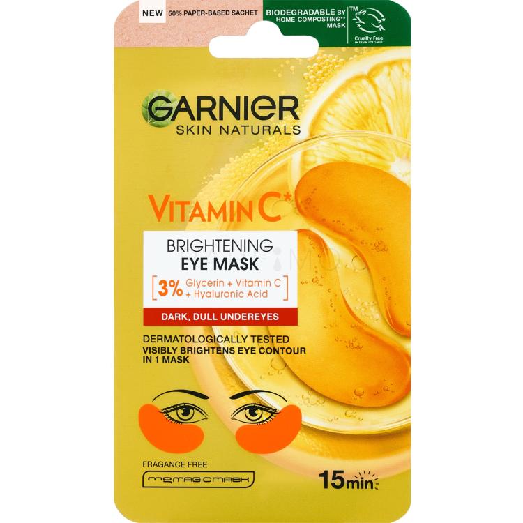 Garnier Skin Naturals Vitamin C Brightening Eye Mask Augenmaske für Frauen 1 St.