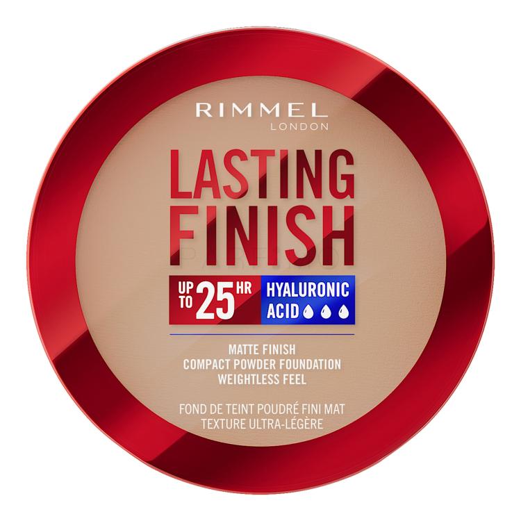 Rimmel London Lasting Finish 25H Compact Powder Foundation SPF20 Foundation für Frauen 7 g Farbton  007 Golden Beige