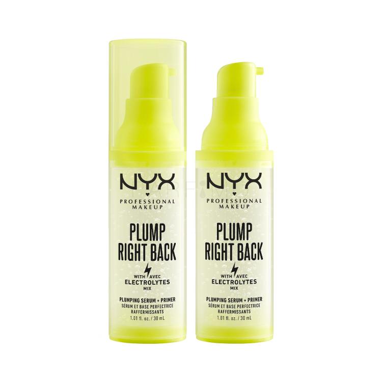 Set Make-up Base NYX Professional Makeup Plump Right Back Plumping Serum + Primer