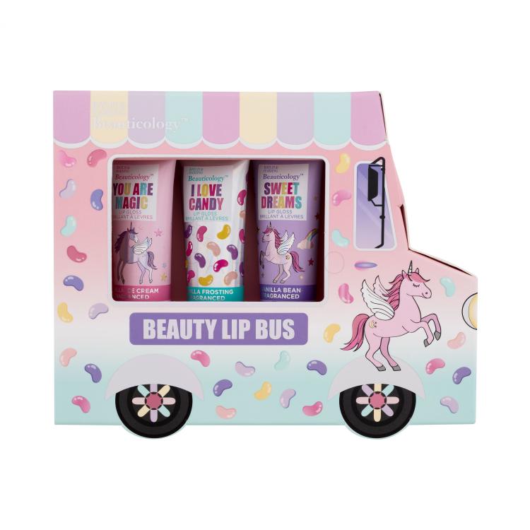 Baylis &amp; Harding Beauticology Beauty Lip Bus Geschenkset You Are Magic Lipgloss 8 ml + I Love Candy Lipgloss 8 ml + Sweet Dreams Lipgloss 8 ml