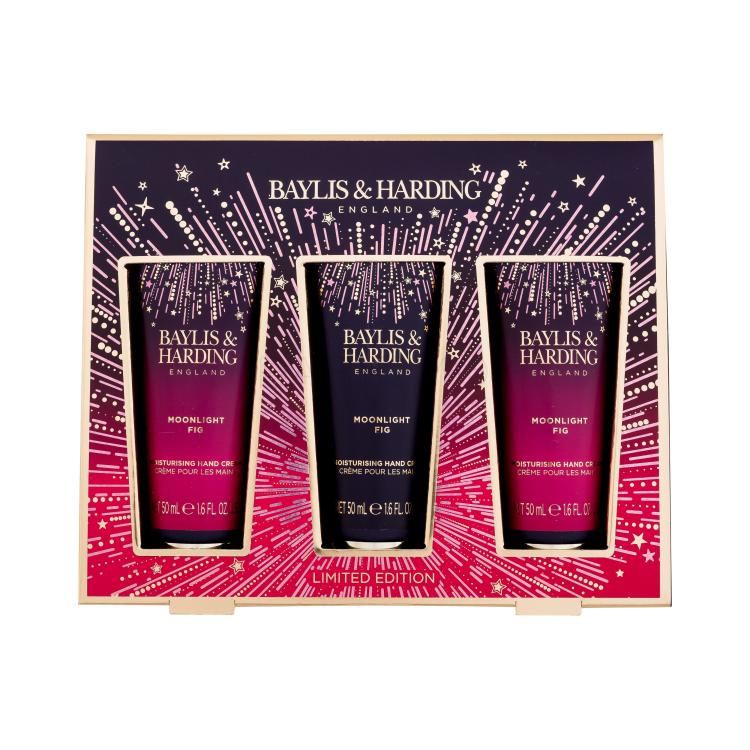 Baylis &amp; Harding Moonlight Fig Geschenkset Handcreme 3 x 50 ml