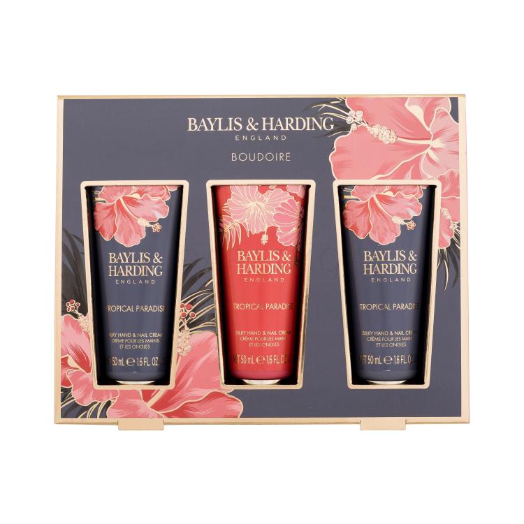 Baylis &amp; Harding Boudoire Tropical Paradise Geschenkset Hand- und Nagelcreme 3 x 50 ml