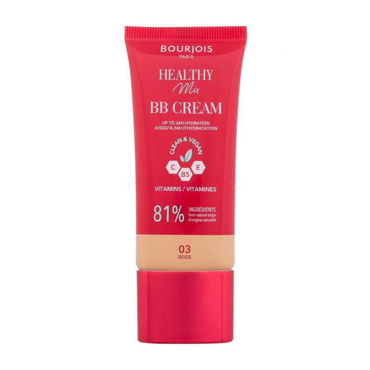 BOURJOIS Paris Healthy Mix Clean &amp; Vegan BB Cream BB Creme für Frauen 30 ml Farbton  03 Beige