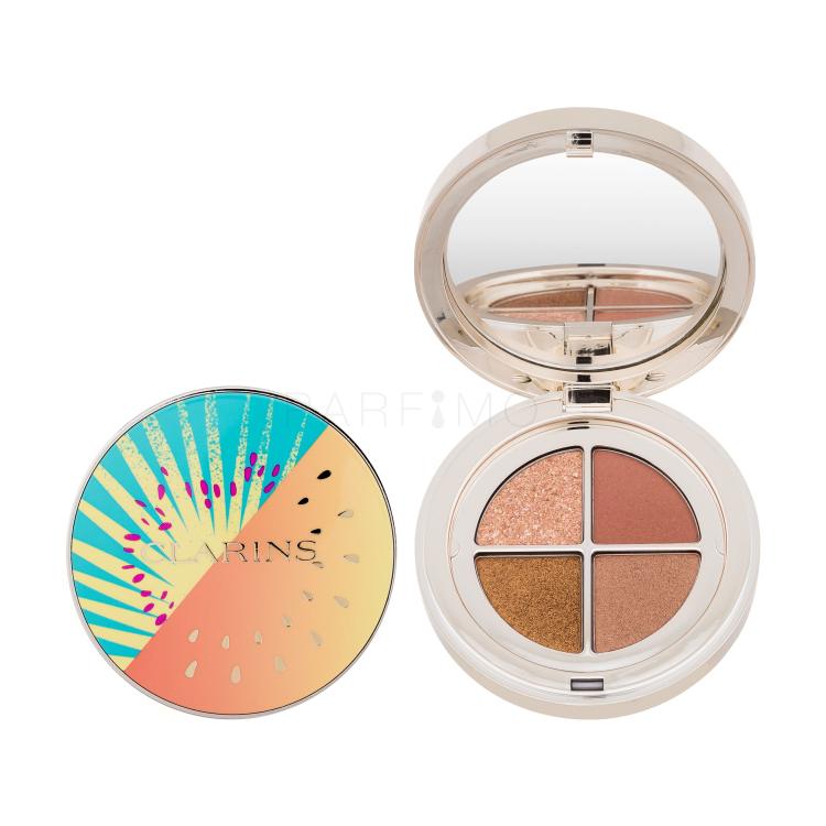 Clarins Ombre 4 Colour Summer Limited Ediiton Lidschatten für Frauen 4,2 g Farbton  Golden Hour Gradation