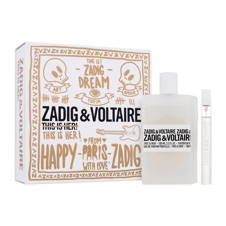 Zadig &amp; Voltaire This is Her! Geschenkset Eau de Parfum 100 ml + Eau de Parfum 10 ml