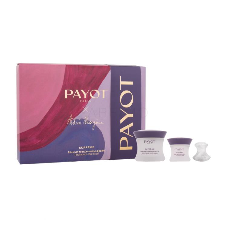 PAYOT Suprême Total Youth Care Ritual x Andréa Mongénie Geschenkset Gesichtscreme Supreme Sublimating Youth Cream 50 ml + Augencreme Supreme Youth Eye Care 15 ml + Massage-Stein für das Gesicht