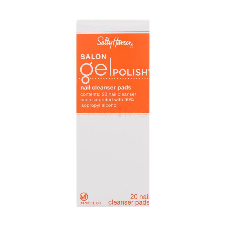 Sally Hansen Salon Gel Polish Nail Cleanser Pads Nagellackentferner für Frauen Set