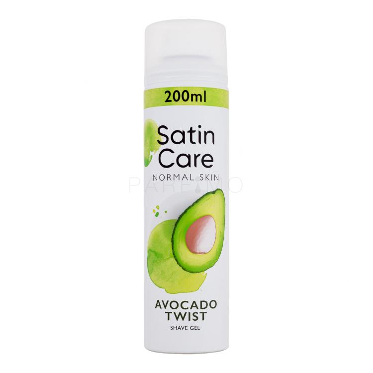 Gillette Satin Care Avocado Rasiergel für Frauen 200 ml