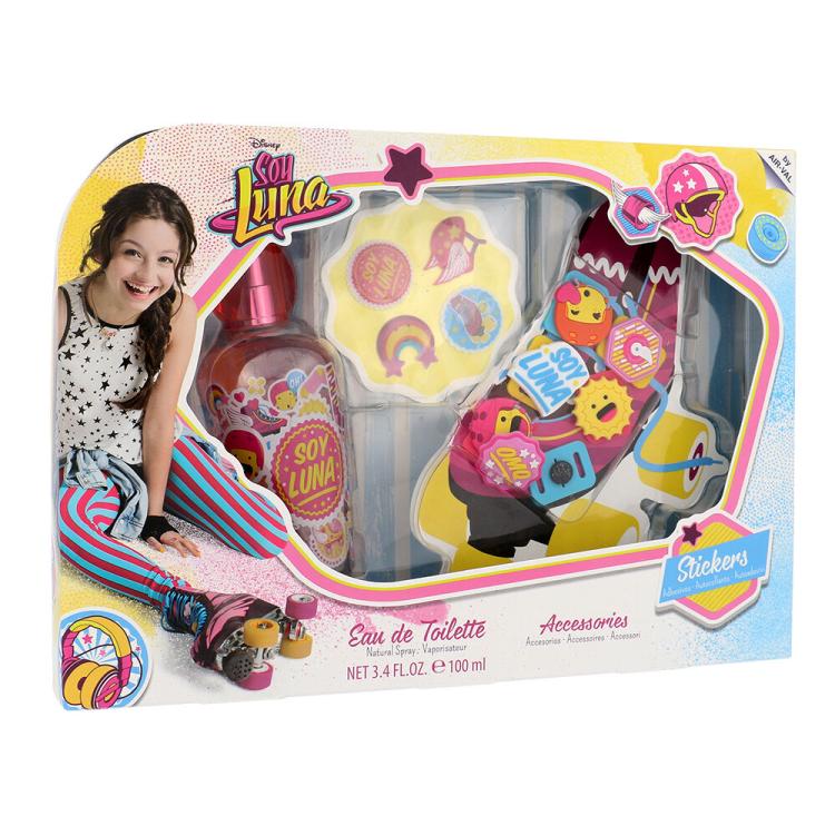 Disney Soy Luna Geschenkset EdT 100 ml + Schnürsenkel Schmucke + Stickers